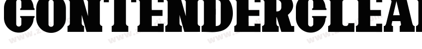 ContenderClean字体转换