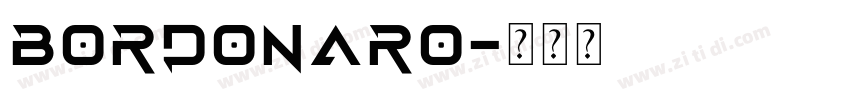 BORDONARO字体转换