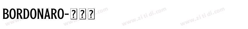 BORDONARO字体转换
