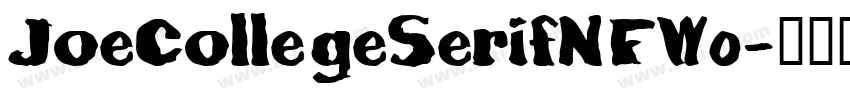 JoeCollegeSerifNFW0字体转换