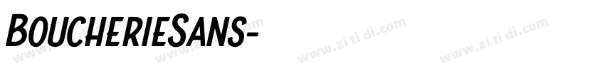 BoucherieSans字体转换 BoucherieSans字体转换