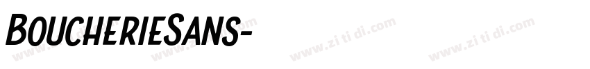 BoucherieSans字体转换 BoucherieSans字体转换