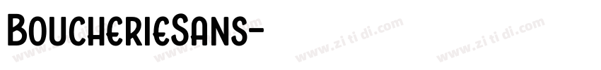 BoucherieSans字体转换 BoucherieSans字体转换