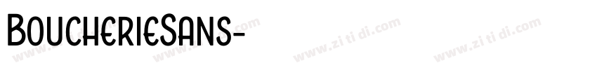 BoucherieSans字体转换 BoucherieSans字体转换