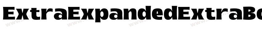 ExtraExpandedExtraBo字体转换