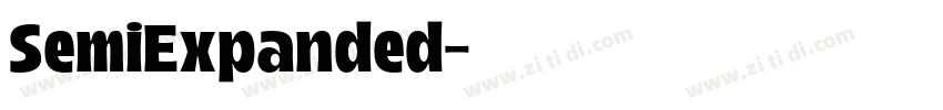 SemiExpanded字体转换