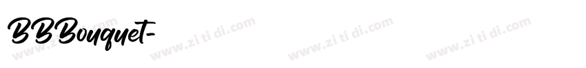 BBBouquet字体转换