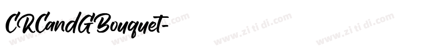 CRCandGBouquet字体转换