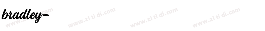 bradley字体转换