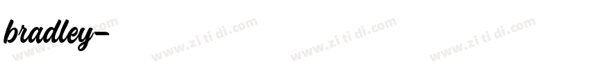 bradley字体转换