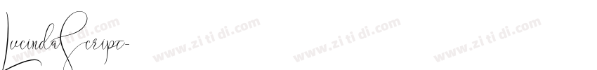 LucindaScript字体转换