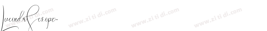 LucindaScript字体转换