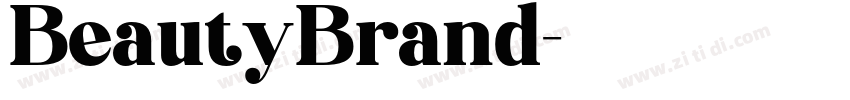 BeautyBrand字体转换