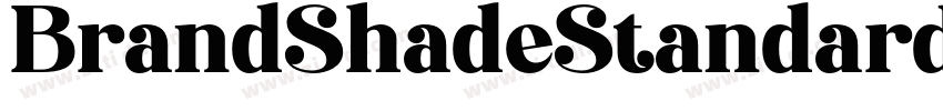 BrandShadeStandard字体转换
