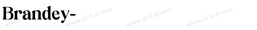 Brandey字体转换