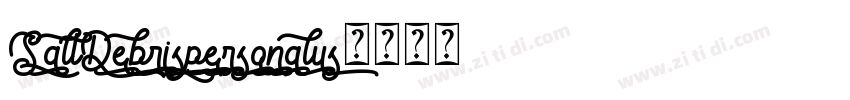 SaltDebrispersonalus字体转换