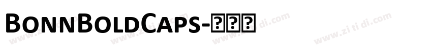 BonnBoldCaps字体转换