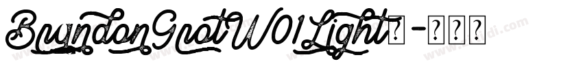 BrandonGrotW01Light字字体转换 BrandonGrotW01Light字字体转换
