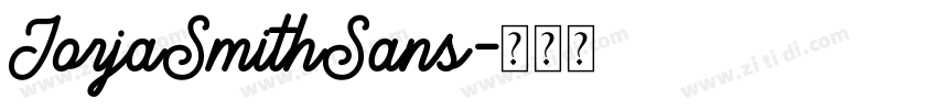 JorjaSmithSans字体转换