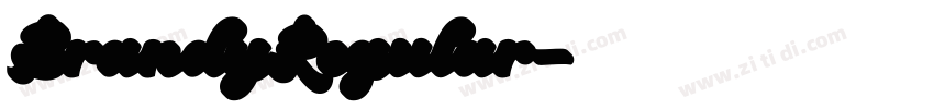 BrandyRegular字体转换
