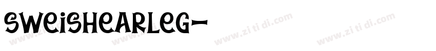 SweiShearLeg字体转换