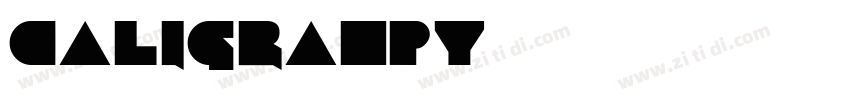 Caligrahpy字体转换