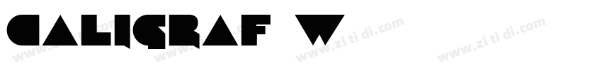 caligraf-w字体转换