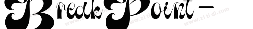 BreakPoint字体转换
