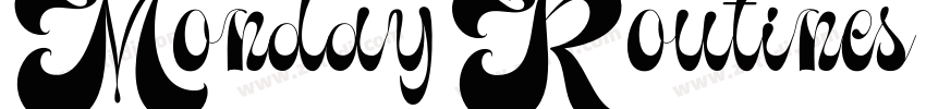 MondayRoutines字体转换