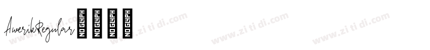 AwerikRegular字体转换 AwerikRegular字体转换