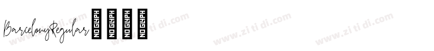 BarcelonyRegular字体转换 BarcelonyRegular字体转换