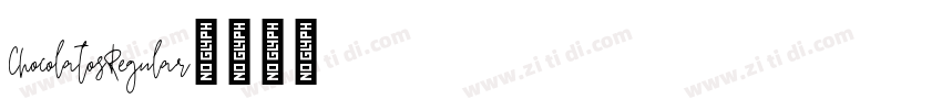 ChocolatosRegular字体转换 ChocolatosRegular字体转换
