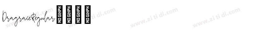DragraceRegular字体转换 DragraceRegular字体转换