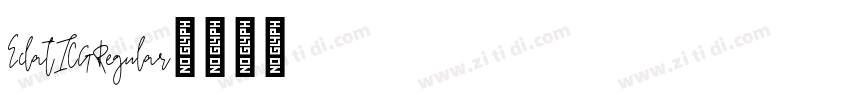 EclatICGRegular字体转换
