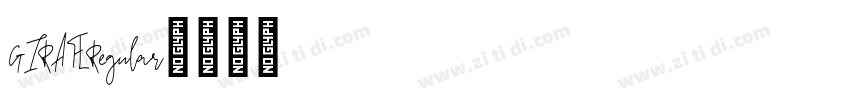 GIRAFLRegular字体转换 GIRAFLRegular字体转换