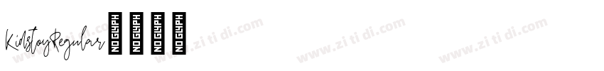 KidstoyRegular字体转换 KidstoyRegular字体转换