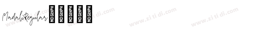 MadaliRegular◆字体转换 MadaliRegular◆字体转换