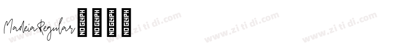 MadeiaRegular字体转换 MadeiaRegular字体转换