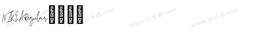NIKEARegular字体转换