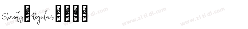 Shawty-Regular字体转换