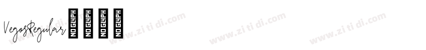VegosRegular字体转换 VegosRegular字体转换