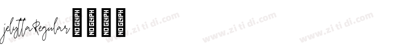 jelyttaRegular字体转换