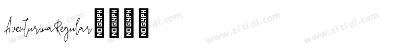 AventurinaRegular字体转换 AventurinaRegular字体转换