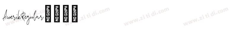 AwerikRegular字体转换 AwerikRegular字体转换