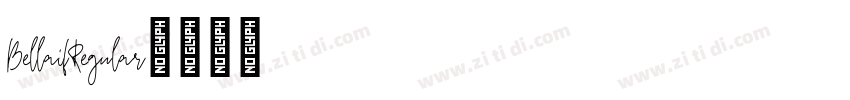 BellaifRegular字体转换
