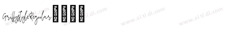 GriffystyleRegular字体转换