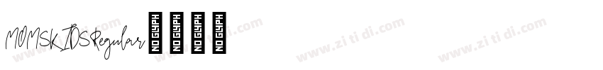 MOMSKIDSRegular字体转换 MOMSKIDSRegular字体转换