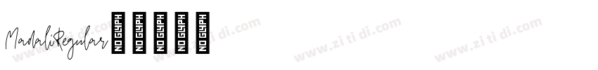 MadaliRegular◆字体转换 MadaliRegular◆字体转换