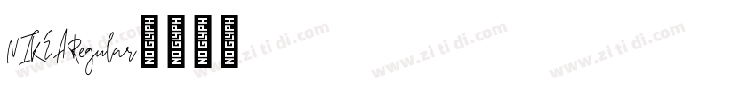 NIKEARegular字体转换