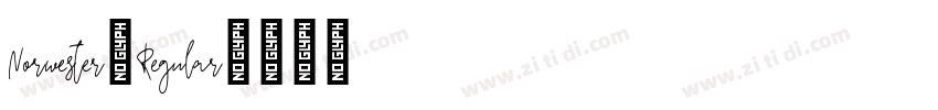 Norwester-Regular字体转换